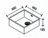 ABK Bingara 46fvi rvs spoelbak vlakinbouw KS51046001