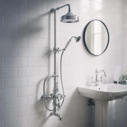 Huber Victorian Termostatická Koupelnová/Sprchová Sada 30 cm Nerezová Ocel 592.VN31H.AC