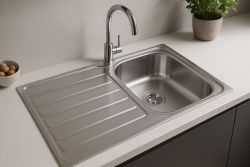 Franke Spark SKX 611 nerezová dřezová sestava s odkapávací plochou 86x50cm 101.0315.545