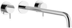 Waterevolution Flow 3otvorová vestavná umyvadlová baterie chrom s výtokem 25 cm T1163F01-25