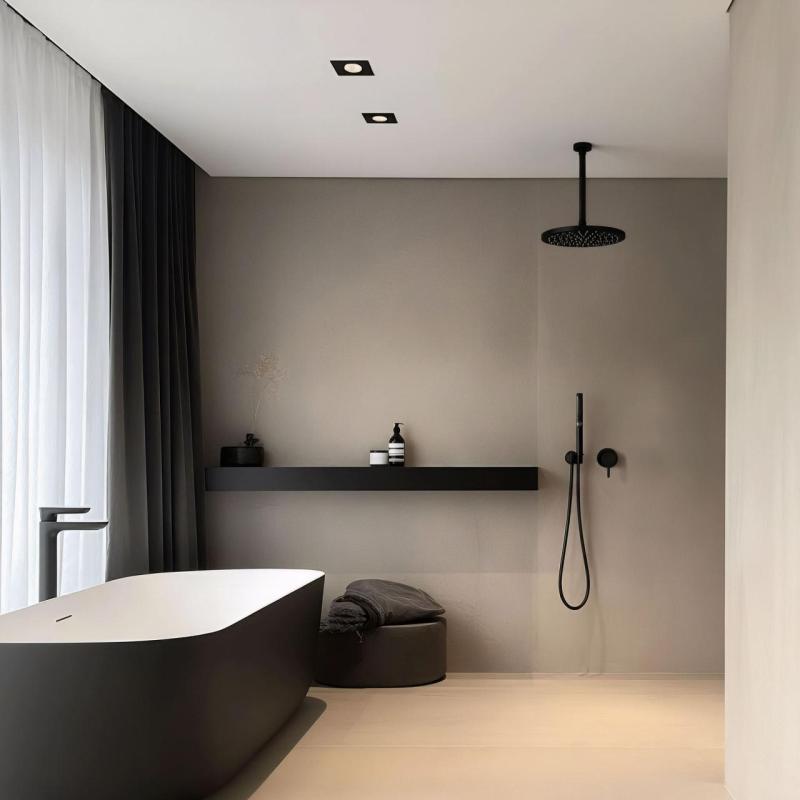 Waterevolution Flow Vestavný směšovací ventil Matná černá 1208512422