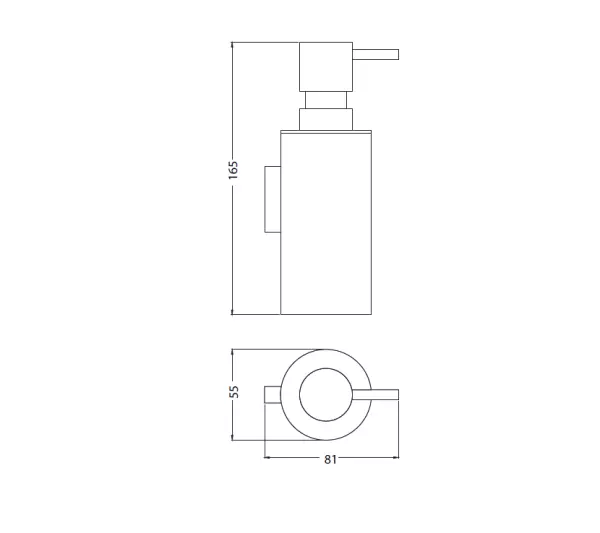 Waterevolution Deep dávkovač mýdla chrom A22601