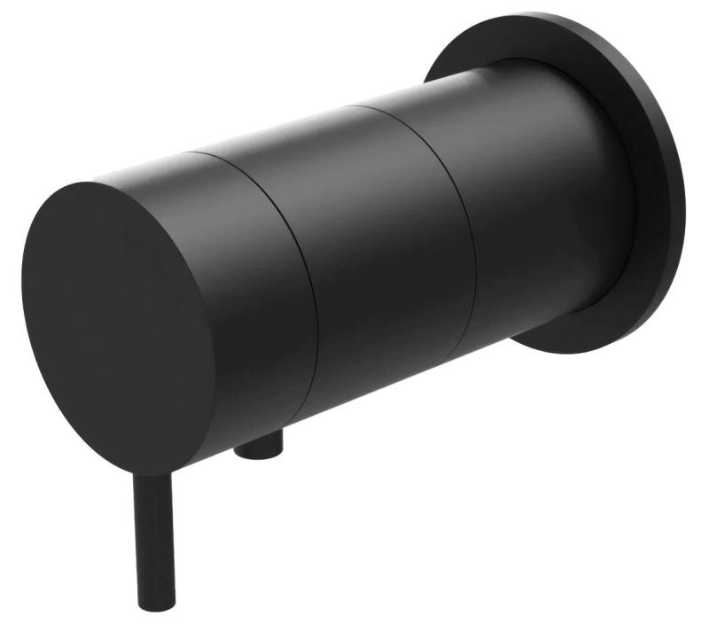 Waterevolution Flow vestavný sprchový termostat s kulatou rozetou, matná černá 1208778082 T142TBPR