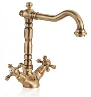 PB klasická umyvadlová baterie hvězdicové rukojeti výtok 18,5 cm Chrom 1208854932