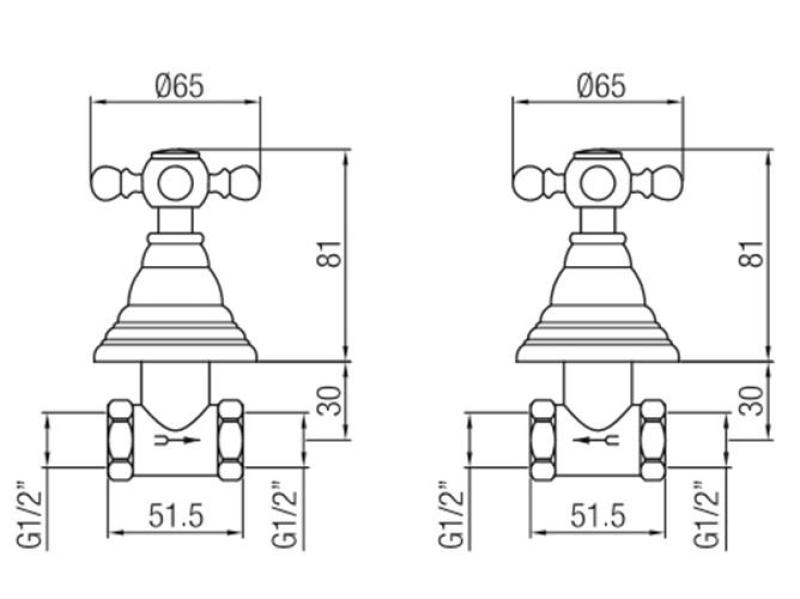 PB klasická vestavěná sprchová sada s hvězdicovými knoflíky Chrome 1208855332