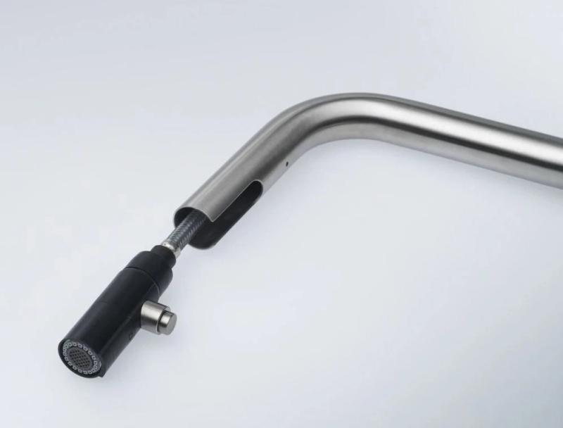 Franke kuchyňská baterie Kubus s výsuvnou sprchou, nerezová ocel 115.0529.207