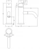 Waterevolution Flow wastafelkraan PVD geborsteld koper T110CPE