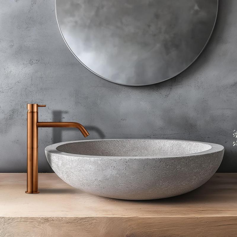 Waterevolution Flow umyvadlová baterie pro umyvadlové mísy PVD kartáčovaná měď T115CPE