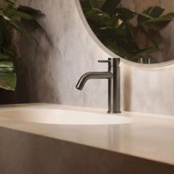 Waterevolution Flow umyvadlová baterie PVD gun metal T1101AGME