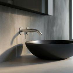 SB Round 316 vestavná umyvadlová baterie nerezová ocel 132 mm