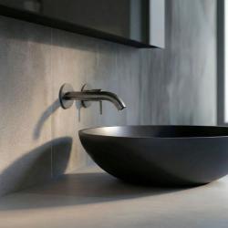 SB Round 316 vestavná umyvadlová baterie Gun Metal PVD 132mm