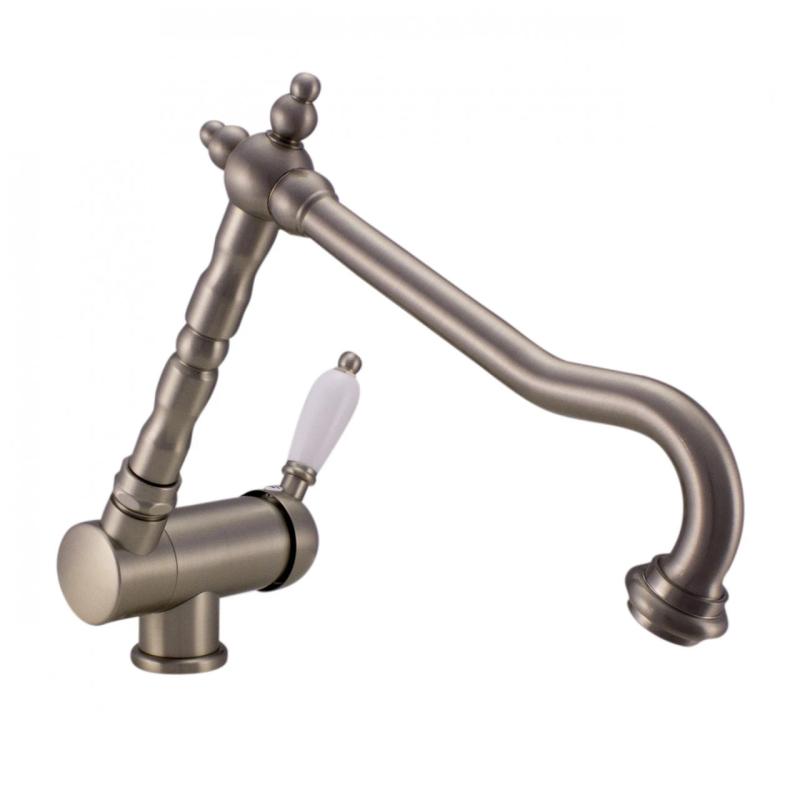 PB Vintage Nostalgická kuchyňská baterie, skládací okenní baterie, nerezová ocel 1208953757.