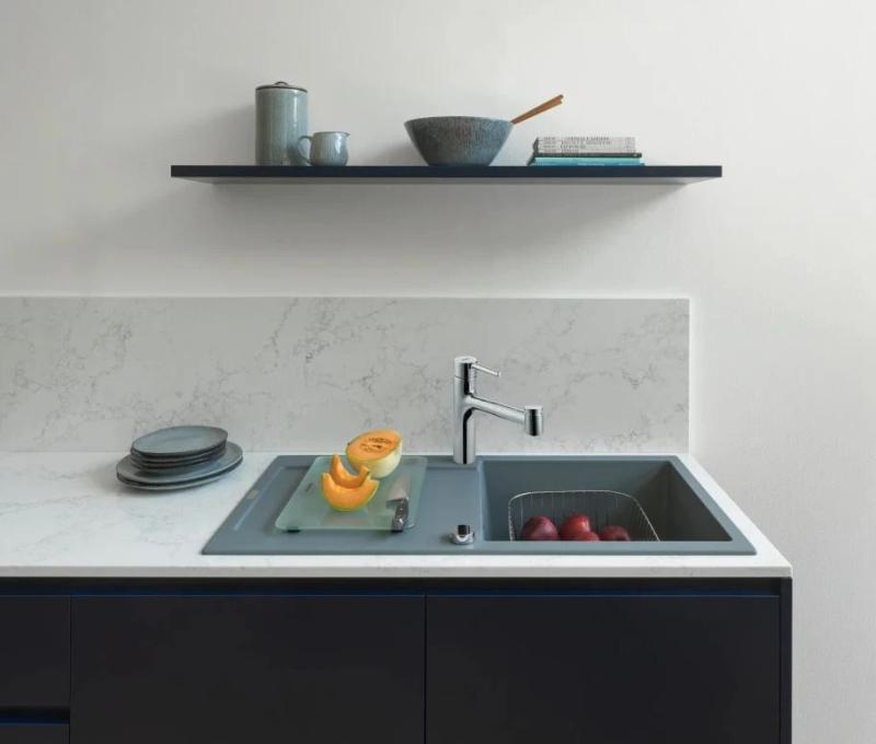 Franke Centro Kuchyňská baterie chrom s výsuvnou sprchou 115.0600.131