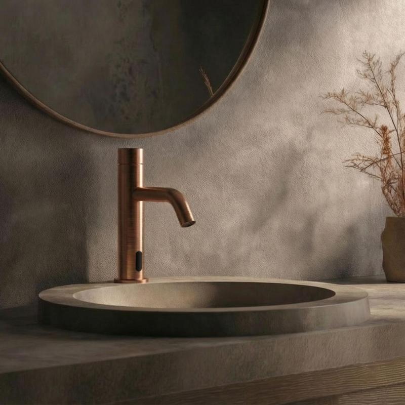 Waterevolution Flow elektronická umyvadlová baterie infračervená na baterie Měď T110ECPE