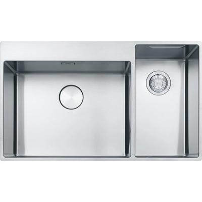 Franke Box Center BWX220-54-27 nerezový dřez vlevo s prkénkem, sadou nožů a drátěným košem 86x51cm 127.0587.643