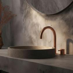 Waterevolution Flow 2-otvorová umyvadlová baterie PVD kartáčovaná měď T1121UCPE