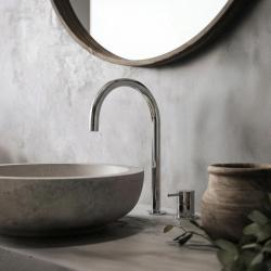 Waterevolution Flow 2-otvorová umyvadlová baterie chrom s nízkým U 200 mm výtokem T1122U01