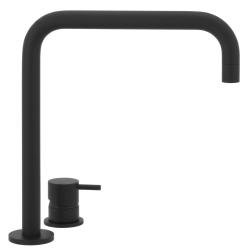 Waterevolution Flow 2-otvorová umyvadlová baterie vysoký výtok 222 matná černá T122HPR