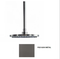 Waterevolution Flow hlavová sprcha 250 mm s montáží do stropu PVD Gun Metal T164225GME