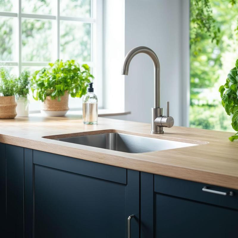 Quadri Coventry kuchyňská baterie matný chrom s otočným výtokem 1208956032