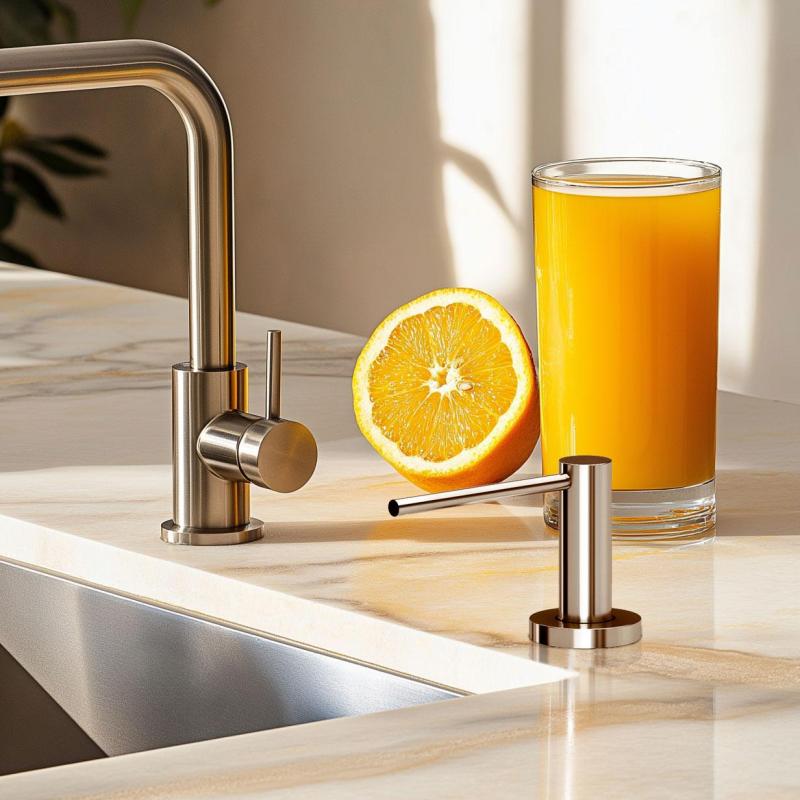 Quadri Swindon Luxe Vestavěný Dávkovač Mýdla chromový, plnitelný shora 1208956049