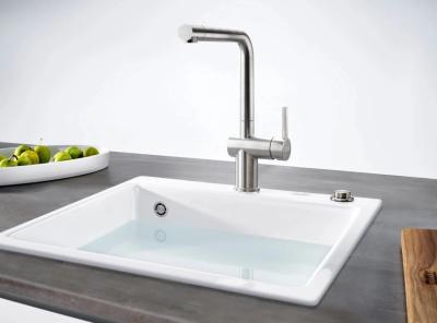 Franke Active L kuchyňská baterie chromovaná s otočným výtokem 115.0653.298