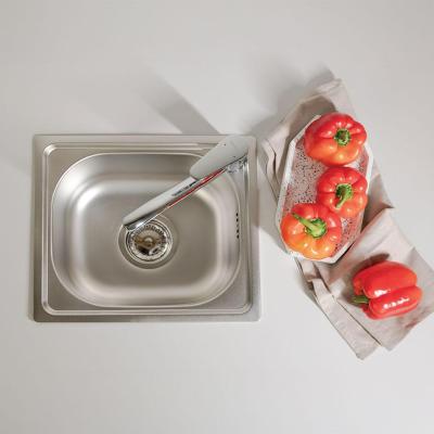 Ausmann Basic malý nerezový umyvadlo na pracovní desku 33x38 cm včetně sifonu 1208956972