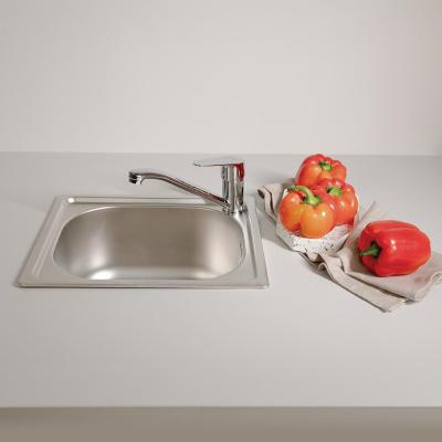 Ausmann Basic malý nerezový umyvadlo na pracovní desku 33x38 cm včetně sifonu 1208956972