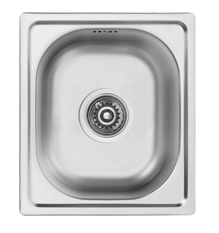 Ausmann Basic malý nerezový umyvadlo na pracovní desku 33x38 cm včetně sifonu 1208956972