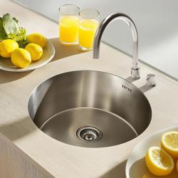 Ausmann Basic kulatý nerezový dřez na desku 43 cm včetně sifonu 1208956999