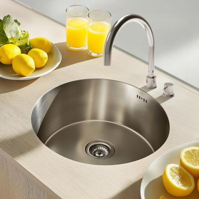 Ausmann Basic kulatý nerezový dřez na desku 43 cm včetně sifonu 1208956999