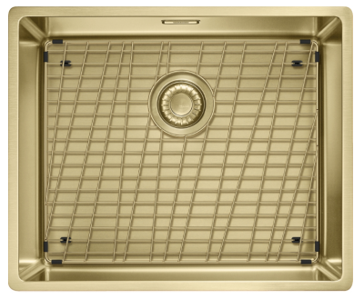 Franke Mythos Masterpiece BXM 210.50 PVD Zlatý Dřez 500x410mm Vestavný a Podstavný 127.0674.362