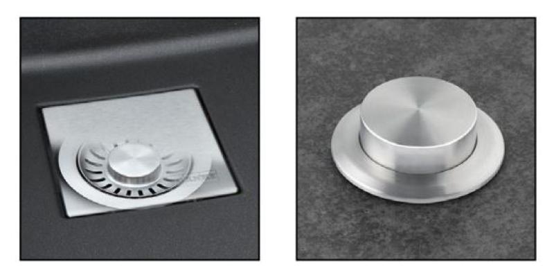 Franke Kubus KNG 110.52 matně černý dřez 52x42 s černým odtokovým víkem pro spodní montáž 125.0685.161