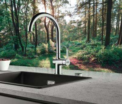 Franke Active J kuchyňská baterie chrom s otočným výtokem 115.0653.395