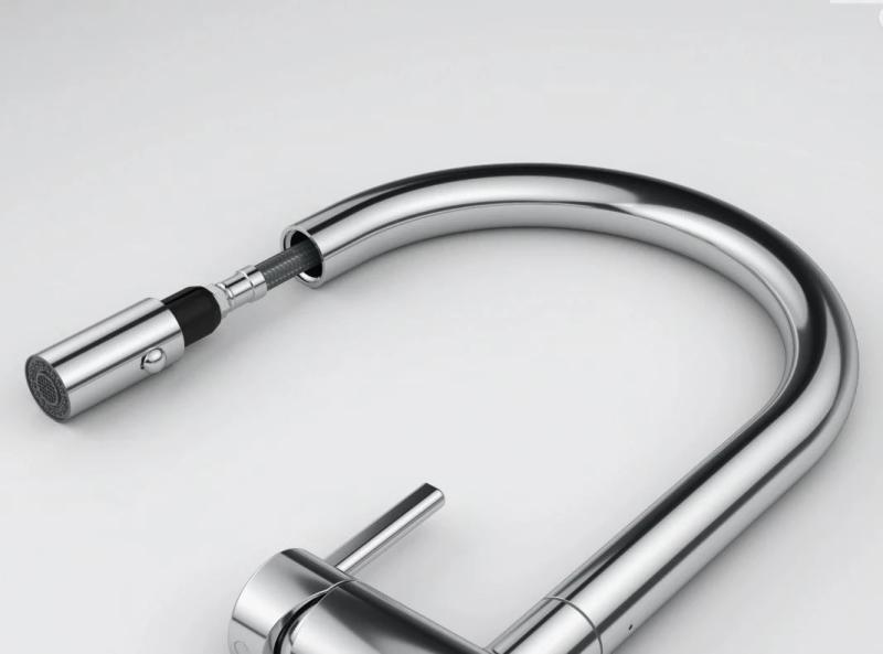 Franke Active J kuchyňská baterie chromová s výsuvnou sprchou 115.0653.401