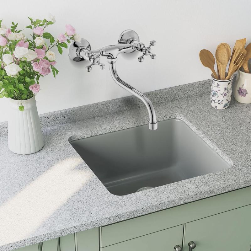 AquaTrimo Vivaldi klasická kuchyňská nástěnná baterie chrom 21VV7068CM