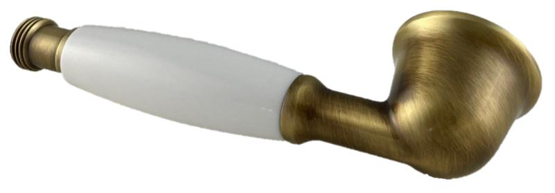 PB klasická bronzová ruční sprcha s bílou rukojetí 1208957104