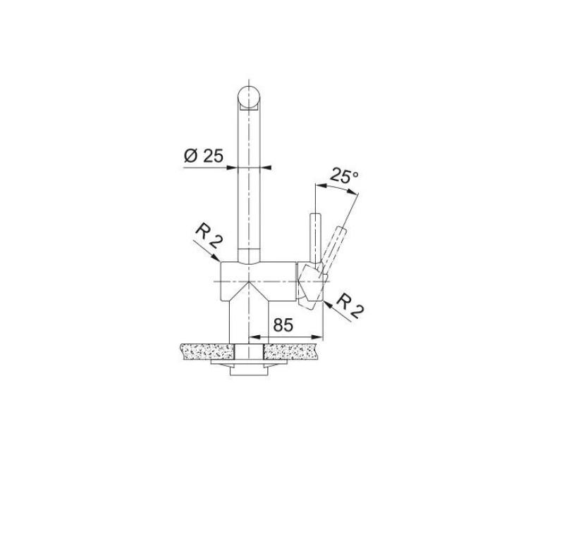 Franke zlatá kuchyňská baterie Atlas Neo s výsuvným výtokem PVD zlato 115.0681.242