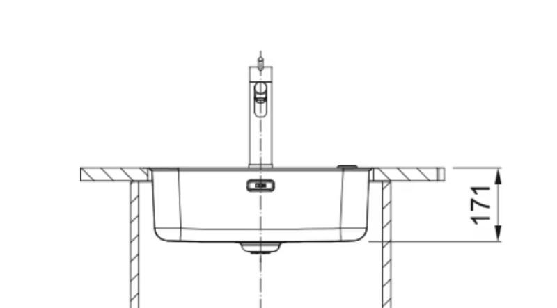 Franke Smart SRX 210.50 T Nerezový dřez 50x40 plochá montáž 127.0688.777