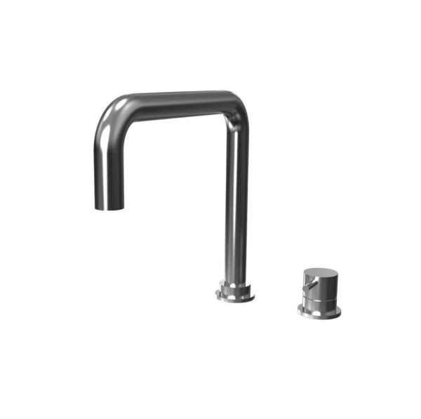 Waterevolution Flow 2-otvorová kuchyňská baterie gunmetal PVD T151HGME