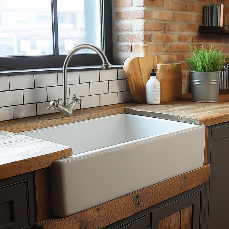 AquaTrimo Windsor klasická kuchyně nostalgická kuchyňská baterie s obloukovým výtokem chrom 21WS7652CM