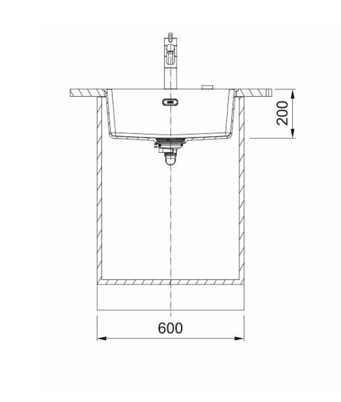 Franke Maris MRG 210-52 Fragranite polárně bílý dřez pro rovnou montáž