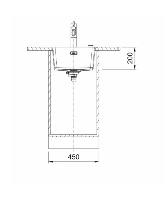 Franke Maris MRG 110-37 Fragranite kamenný šedý dřez podskříňový