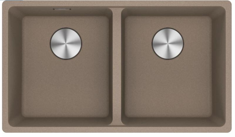 Franke Maris MRG 120-35-35 Fragranite Oyster dvojitý dřez pro podmontáž