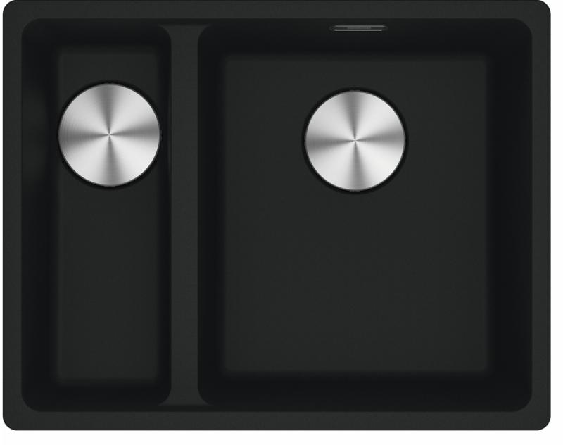 Franke Maris MRG 260-34-15 Fragranite Matt černý dřez Pravý rovný vestavěný