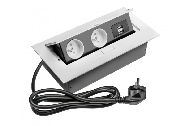 Obdélníková zapuštěná zásuvka 1208958687