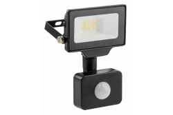 G-TECH LED reflektor s detektorem pohybu, 10W, 1000lm, AC220-240V, 50/60 Hz, PF>0,9, RA>80, IP65, 120°, 6000K, černý 1208959173