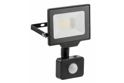 G-TECH LED reflektor s detektorem pohybu, 20W, 2000lm, AC220-240V, 50/60 Hz, PF>0,9, RA>80, IP65, 120°, 6000K, černý 1208959175