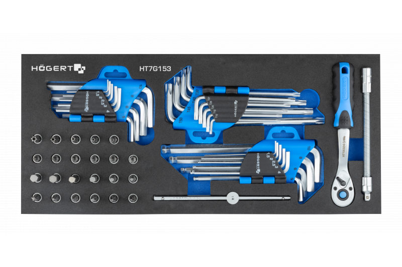 Hoegert Sada šestihranných klíčů 53 kusů. 1208962060