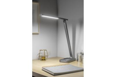 Decor Stolní lampa Bressi 8W 450lm AC220-240V 3-CCT Bezdrátové Nabíjení USB PF>0,5 RA>80 Šedá 1208962480
